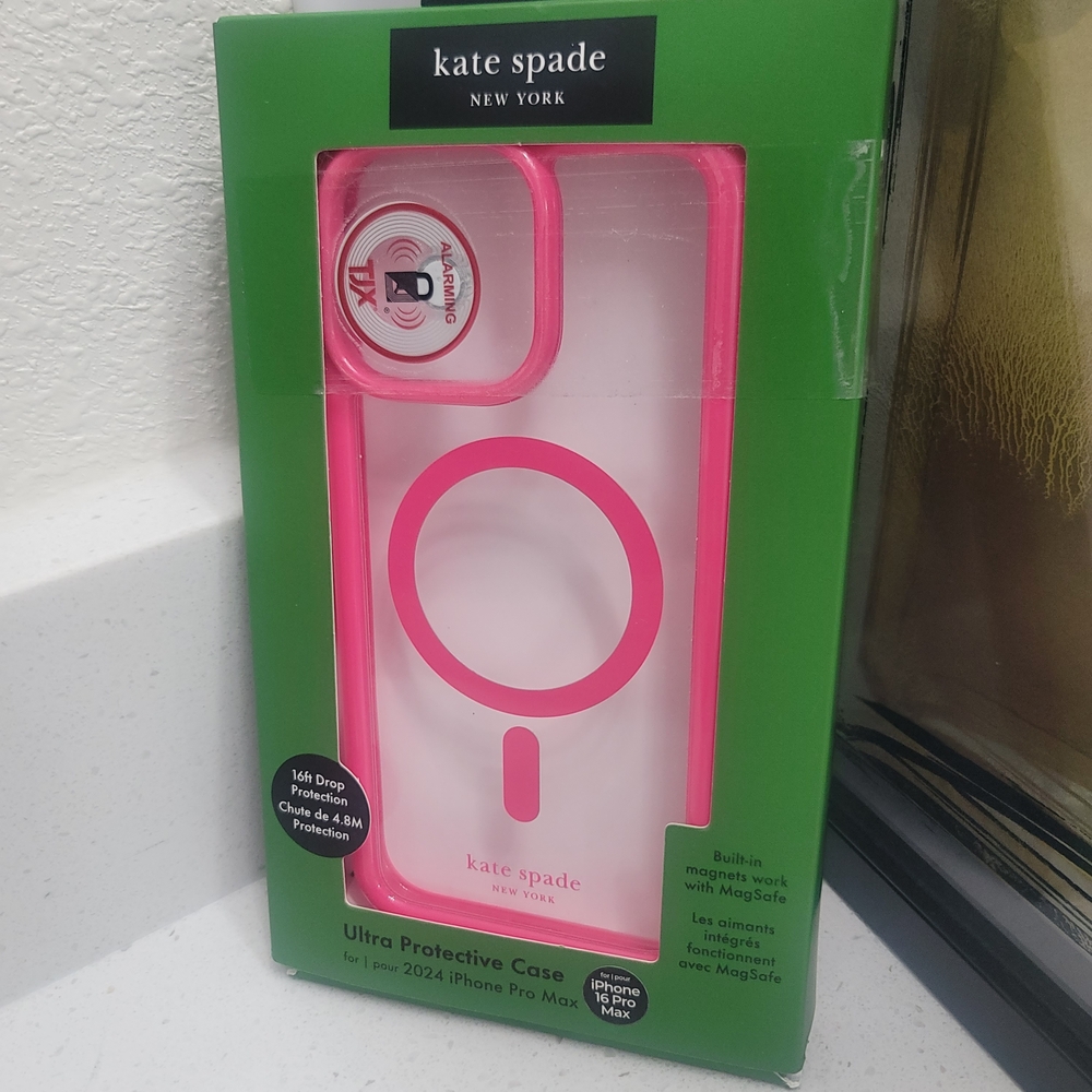 Kate Spade Pink iPhone Pro Max Case
